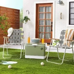 Hard-Sided 80can/54qt Two-Tone Cooler Green/Cream - Hearth & Handâ„¢ With Magnolia