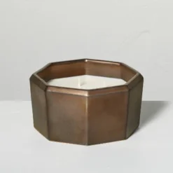 Octagonal Ceramic Cashmere & Suede Fall Jar Candle Metallic Bronze - Hearth & Hand™ With Magnolia 9 Octagonal Ceramic Cashmere & Suede Fall Jar Candle Metallic Bronze - Hearth & Hand™ With Magnolia -Hearth & Hand With Magnolia Shop GUEST bb6f1e7c 11d2 4ed8 a084 2f6573d24c6b 2