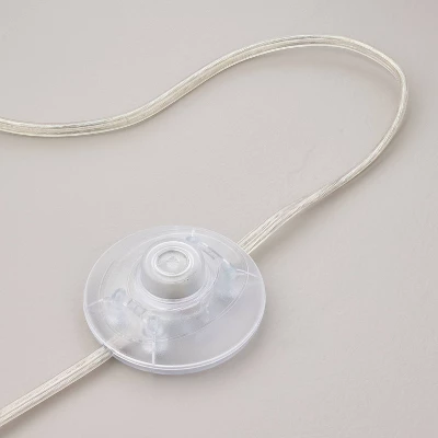 61" Fluted Ceramic Floor Lamp With Marble Base - Hearth & Hand™ With Magnolia 3 61" Fluted Ceramic Floor Lamp With Marble Base - Hearth & Hand™ With Magnolia - Image 3