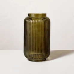 Ribbed Glass Jug Vase Dark Green - Hearth & Hand™ With Magnolia 9 Ribbed Glass Jug Vase Dark Green - Hearth & Hand™ With Magnolia -Hearth & Hand With Magnolia Shop GUEST bddfea06 0cdf 4e99 9686 d59b3e8abd18