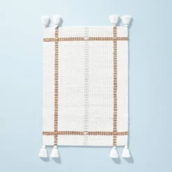 Bold Cross Stripes Tassel Rug Cream/Tan - Hearth & Hand™ With Magnolia 11 Bold Cross Stripes Tassel Rug Cream/Tan - Hearth & Hand™ With Magnolia -Hearth & Hand With Magnolia Shop GUEST c1d78612 915a 4d72 a0f1 114937d7c517