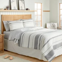 Herringbone Stripe Comforter & Sham Set Sour Cream/Railroad Gray 6 Herringbone Stripe Comforter & Sham Set Sour Cream/Railroad Gray -Hearth & Hand With Magnolia Shop GUEST c1de9510 0cb1 4d6a 8f79 c0da648367c9