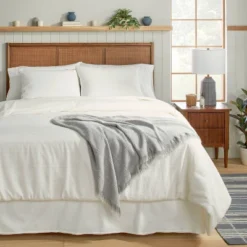 Fine Stripe Duvet & Sham Set Twilight Taupe/Sour Cream - Hearth & Hand™ With Magnolia 7 Fine Stripe Duvet & Sham Set Twilight Taupe/Sour Cream - Hearth & Hand™ With Magnolia -Hearth & Hand With Magnolia Shop GUEST c27ed094 d019 497e 86b4 0a670b3b9450