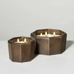 Octagonal Ceramic Harvest Spice Fall Jar Candle Metallic Bronze - Hearth & Hand™ With Magnolia 7 Octagonal Ceramic Harvest Spice Fall Jar Candle Metallic Bronze - Hearth & Hand™ With Magnolia -Hearth & Hand With Magnolia Shop GUEST c2d76d0f 821b 4b02 b2fe 1a79665ccca4 3