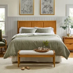 3pc Washed Loop Stripe Comforter Bedding Set - Hearth & Handâ„¢ With Magnolia