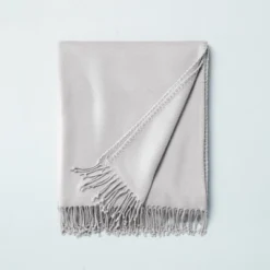 Solid Hemstitch With Fringe Throw Blanket - Hearth & Hand™ With Magnolia 8 Solid Hemstitch With Fringe Throw Blanket - Hearth & Hand™ With Magnolia -Hearth & Hand With Magnolia Shop GUEST c7974385 e083 4476 bd38 ee9808ba2f04