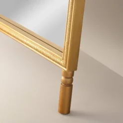 Arched 28"x70" Wood Framed Leaner Mirror Brass - Hearth & Hand™ With Magnolia -Hearth & Hand With Magnolia Shop GUEST d11368bb 5f34 4961 b778 f5a096b3fbae