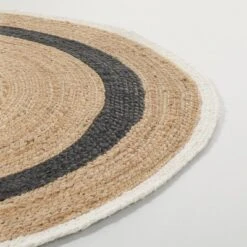 Round 5' Bold Stripe Braided Jute Area Rug Black/Tan/Cream - Hearth & Hand™ With Magnolia 4 Round 5' Bold Stripe Braided Jute Area Rug Black/Tan/Cream - Hearth & Hand™ With Magnolia -Hearth & Hand With Magnolia Shop GUEST d8717759 3ea8 4c8f 8eae 5d990d2f8985