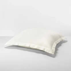 26"x26" Cotton & Linen Blend Euro Pillow - Hearth & Handâ„¢ With Magnolia