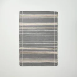 Wool Blend Variegated Stripe Area Rug Dark Gray - Hearth & Hand™ With Magnolia 12 Wool Blend Variegated Stripe Area Rug Dark Gray - Hearth & Hand™ With Magnolia -Hearth & Hand With Magnolia Shop GUEST dfeaf7b3 fe91 42d0 a761 a75fb13a64e0