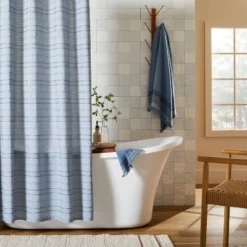 Tonal Stripe Woven Shower Curtain - Hearth & Hand™ With Magnolia 5 Tonal Stripe Woven Shower Curtain - Hearth & Hand™ With Magnolia -Hearth & Hand With Magnolia Shop GUEST dfefc330 9689 45dd bd85 f23e5c285519