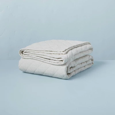 Diamond Stripe Matelassé Quilt - Hearth & Hand™ With Magnolia 2 Diamond Stripe Matelassé Quilt - Hearth & Hand™ With Magnolia - Image 2