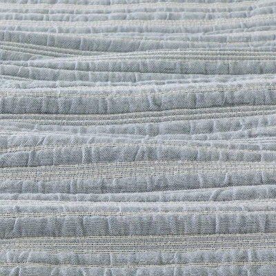 Alternating Stripe Matelassé Coverlet - Hearth & Hand™ With Magnolia 1 Alternating Stripe Matelassé Coverlet - Hearth & Hand™ With Magnolia