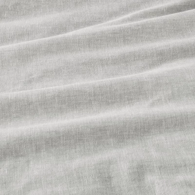 3pc Linen Blend Comforter Set Jet Gray - Hearth & Hand™ With Magnolia 1 3pc Linen Blend Comforter Set Jet Gray - Hearth & Hand™ With Magnolia