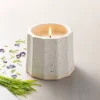 Wide Fluted Speckled Ceramic Pampas Jar Candle Tonal Cream 11oz - Hearth & Hand™ With Magnolia