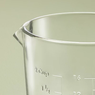 2 Cup Glass Measuring Cup - Hearth & Hand™ With Magnolia 2 2 Cup Glass Measuring Cup - Hearth & Hand™ With Magnolia - Image 2