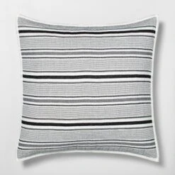 Textured Stripe Pillow Sham Dark Gray/Cream - Hearth & Hand With Magnolia 9 Textured Stripe Pillow Sham Dark Gray/Cream - Hearth & Hand With Magnolia -Hearth & Hand With Magnolia Shop GUEST e5d23bbb adcc 4d87 a960 dc48647436f7