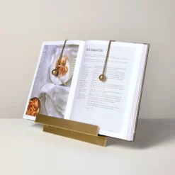 Brass Cookbook Holder With Weighted Chains - Hearth & Hand™ With Magnolia 5 Brass Cookbook Holder With Weighted Chains - Hearth & Hand™ With Magnolia -Hearth & Hand With Magnolia Shop GUEST e6eec2dd e35d 451b b4ca ac73b7f2022e