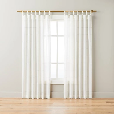Subtle Grid Lines Curtain Panel - Hearth & Hand™ With Magnolia 3 Subtle Grid Lines Curtain Panel - Hearth & Hand™ With Magnolia - Image 3