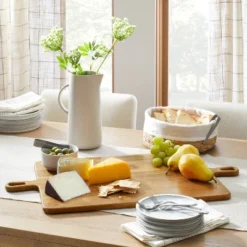 Large Double Handle Wood Serve Board - Hearth & Handâ„¢ With Magnolia