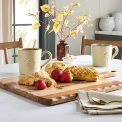 Carved Edge Square Wood Board - Hearth & Hand™ With Magnolia