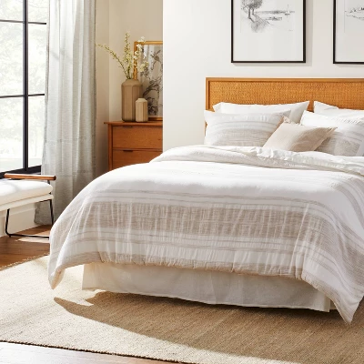 Lace Insert Sheer Curtain Panel - Hearth & Hand™ With Magnolia 2 Lace Insert Sheer Curtain Panel - Hearth & Hand™ With Magnolia - Image 2