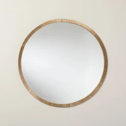 Pleated Brass Round Wall Mirror Antique Finish - Hearth & Hand™ With Magnolia 7 Pleated Brass Round Wall Mirror Antique Finish - Hearth & Hand™ With Magnolia -Hearth & Hand With Magnolia Shop GUEST fc417e4d 9541 4850 afb2 0dbdf28b0a6d